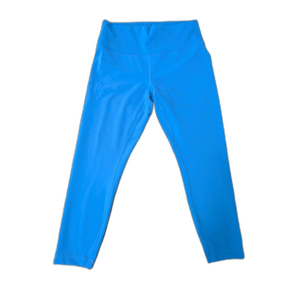 Lululemon Align High Rise Leggings 12 Blue 7/8 Length Yoga Pant Luxtreme